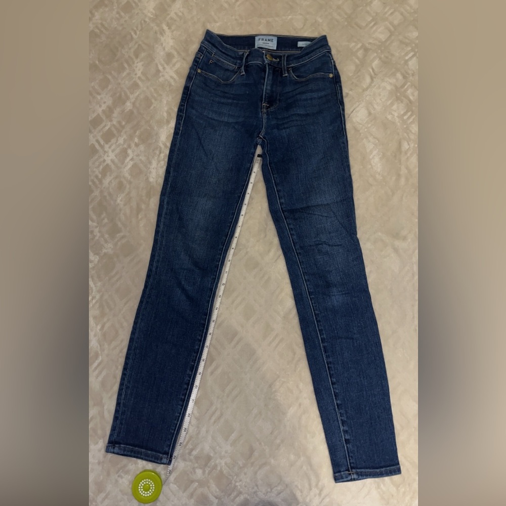 Women’s Size 25 Frame Skinny Jeans Dark Blue